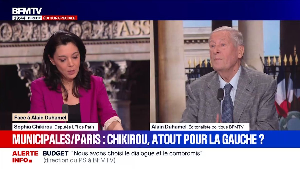 Emmanuel Grégoire a répété trois fois ne pas vouloir d’accord avec la France insoumise. Il ne répond pas quand je lui demande si il souhaite revenir sur cet accord. Nous tendrons la main partout où nous serons en tête. #SophiaPourParis