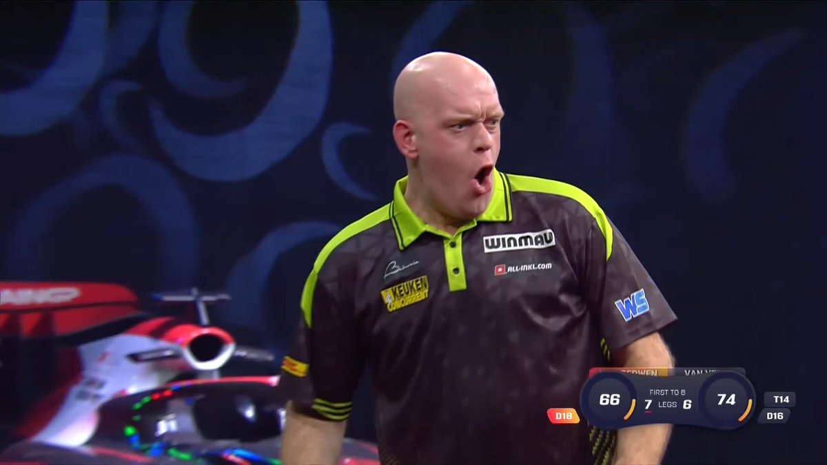 VAN GERWEN WINS THE BAHRAIN DARTS MASTERS 🇧🇭 Michael van Gerwen comes out on top of an incredible contest against Gian van Veen to claim the Bahrain Darts Masters trophy and his SEVENTEENTH World Series of Darts title! 📺 #BahrainDarts | Final