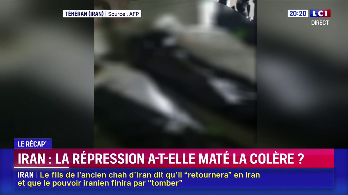 🔴 Iran : des témoins iraniens ont rapporté auprès de nos équipes un système de marchandisation des corps 🗣️ "Pour récupérer la dépouille, le prix est fixé en fonction du nombre de balles à l'intérieur" 📺 Regardez Un Œil sur le monde avec ✦ Margot Haddad ✦