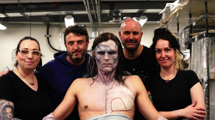 Jacob Elordi’s daily transformation into The Creature for FRANKENSTEIN was a 10 hour process involving numerous makeup artists and prosthetics technicians working simultaneously.