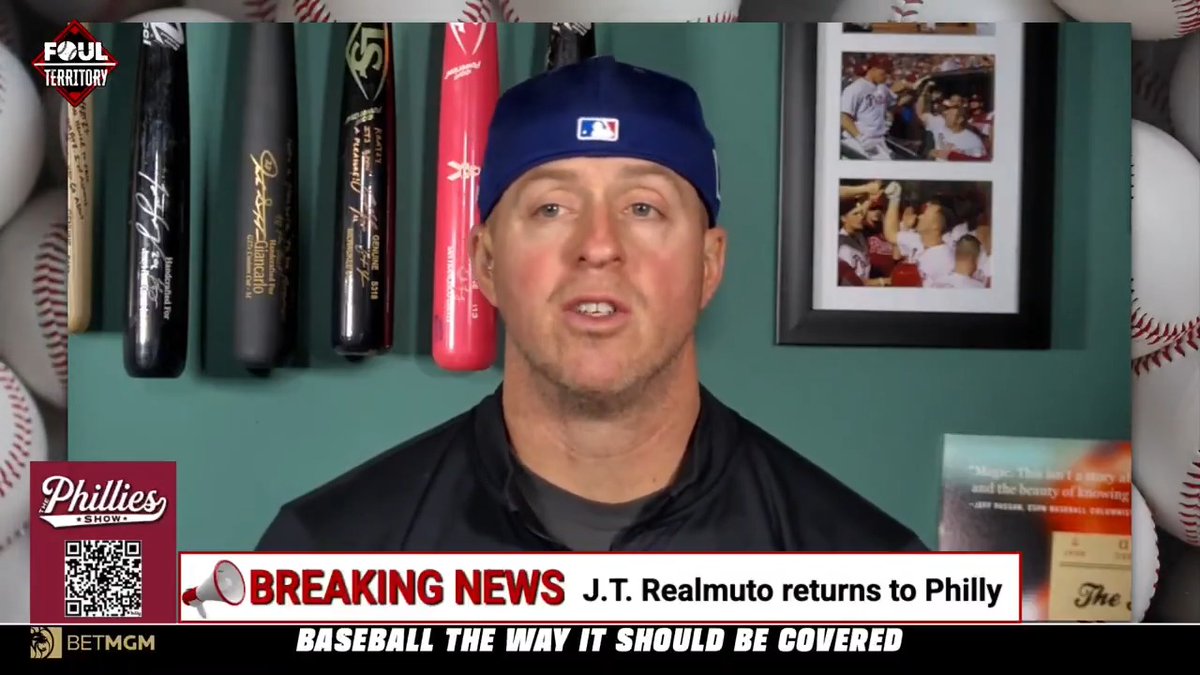 "They are hungry for what they have fallen short of." Erik Kratz isn't concerned with the narrative that the Phillies are just "running the team back" after missing out on Bo Bichette and bringing back J.T. Realmuto.