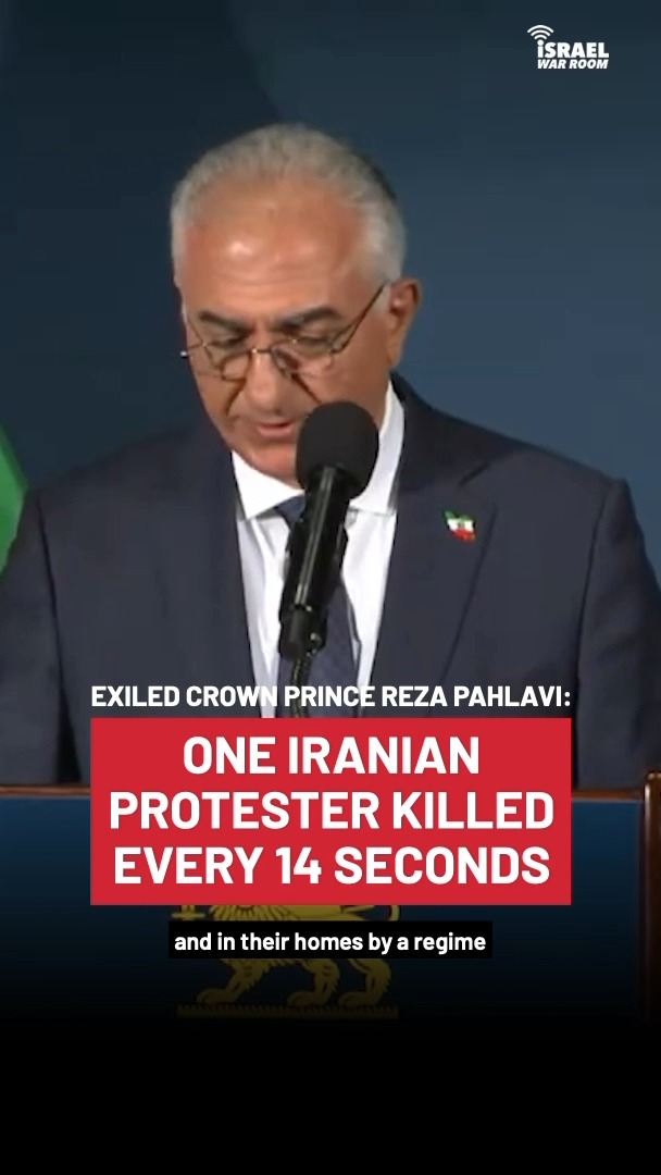 "More than 12,000 Iranians were massacred in 48 hours. One murder every 14 seconds. Khamenei's killers even hunted the wounded protesters in hospitals and executed them in cold blood." -Exiled Crown Prince Reza Pahlavi