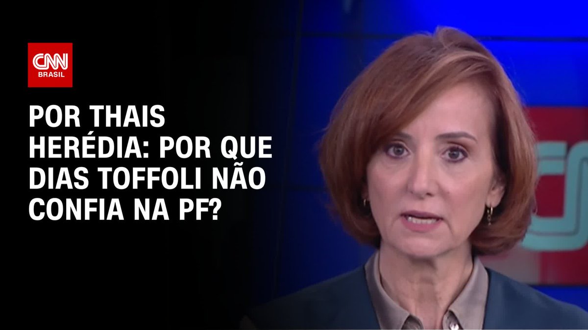 Por que Dias Toffoli não confia na PF?; assista #CNNHoraH