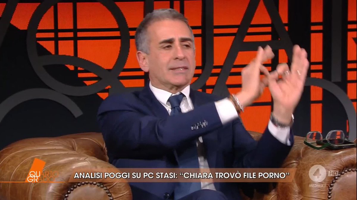 "Se la loro ricostruzione è vera, significa che a Chiara di quella cartella non importava" Carmelo Abbate a #Quartogrado sull'analisi del pc di Stasi