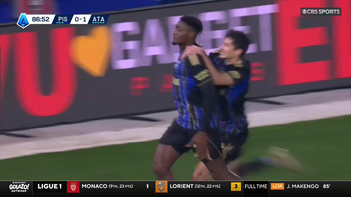 Rafiu Durosinmi took flight to bring Pisa level with Atalanta 🤯