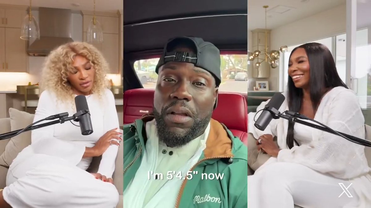 Early days in comedy meant earning reps wherever you could. @kevinhart4real talks about performing at places like The Laugh Factory — when there weren't many comedy clubs and every room mattered. 🎤 Serena Williams