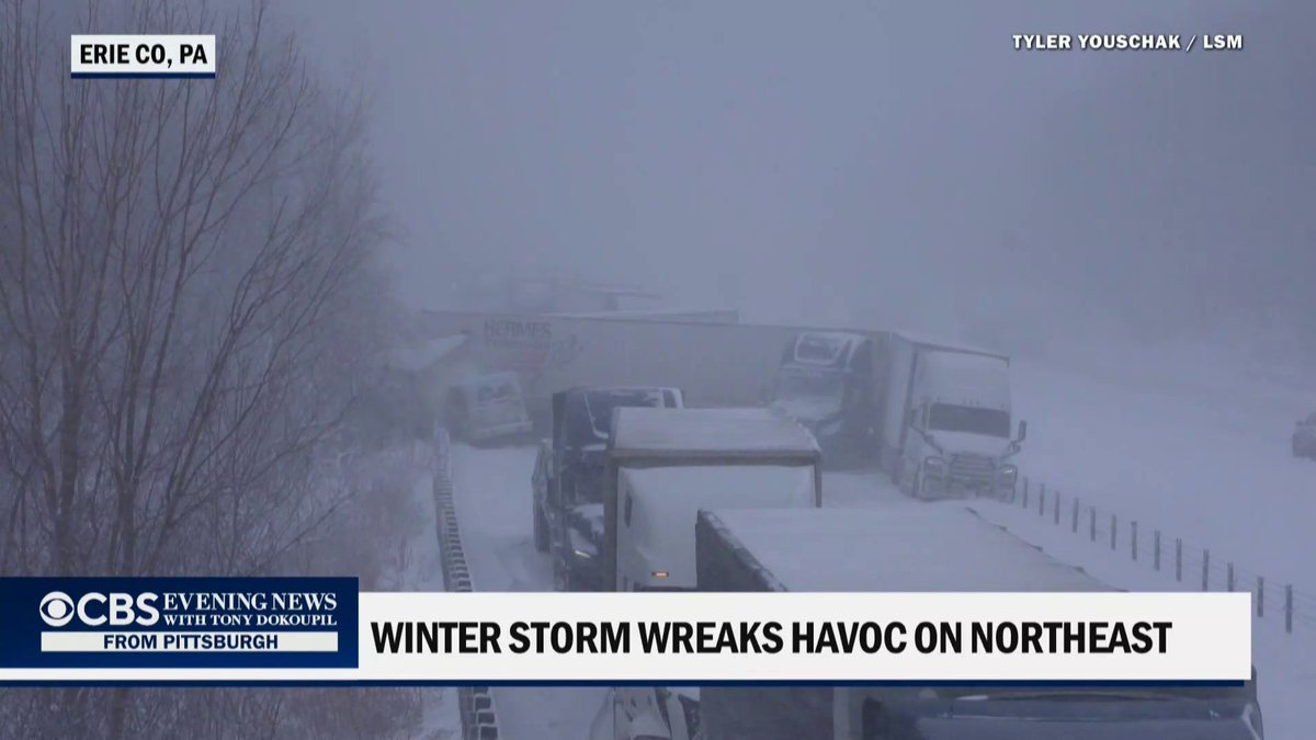 From whiteout pileups in New York to frozen iguanas in Florida, winter is making a harsh comeback across the eastern U.S. Meteorologist Rob Marciano is tracking the forecast.