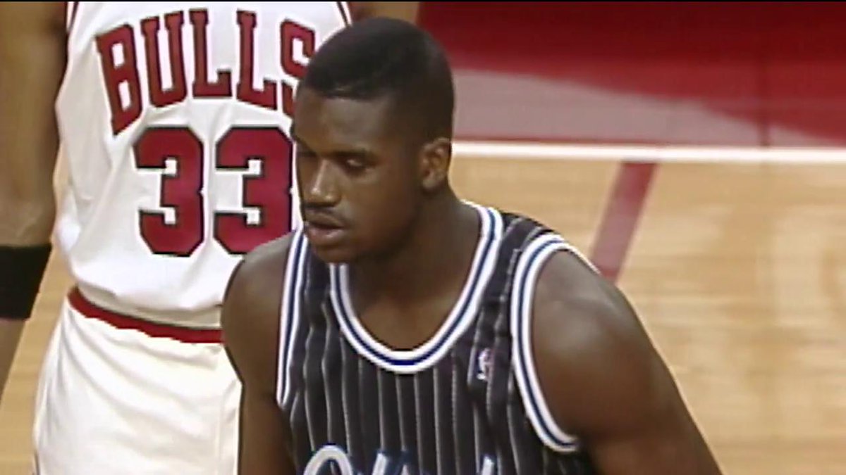 “Mike taught me a valuable lesson. I go to help him up. He says, ‘Don’t ever help anyone up. Great foul. I don’t need your help. I’m coming back. Don’t you worry.’” Shaq tells Ros Gold-Onwude about the night MJ dropped 64 &amp; tried to dunk on him