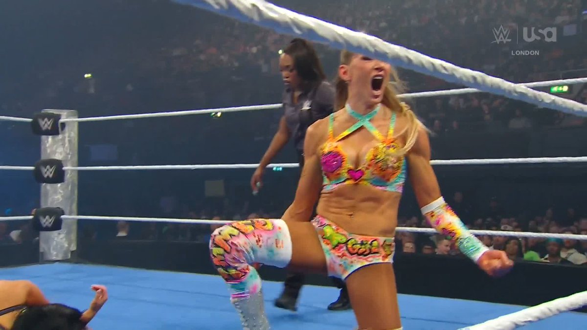 .Charlotte Flair is on FIRE! 🔥