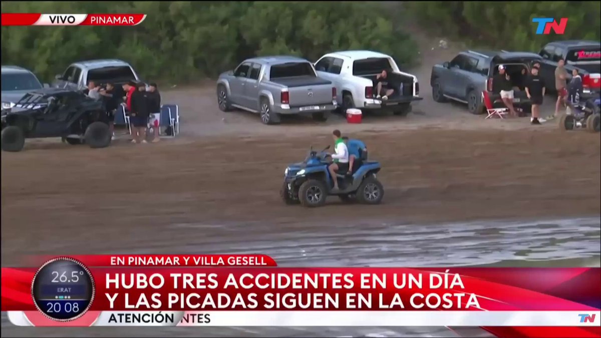 Es increíble que, cada año, se repita esta locura en Pinamar. Un nivel de ignorancia importante entre gente que cree que no lo es.