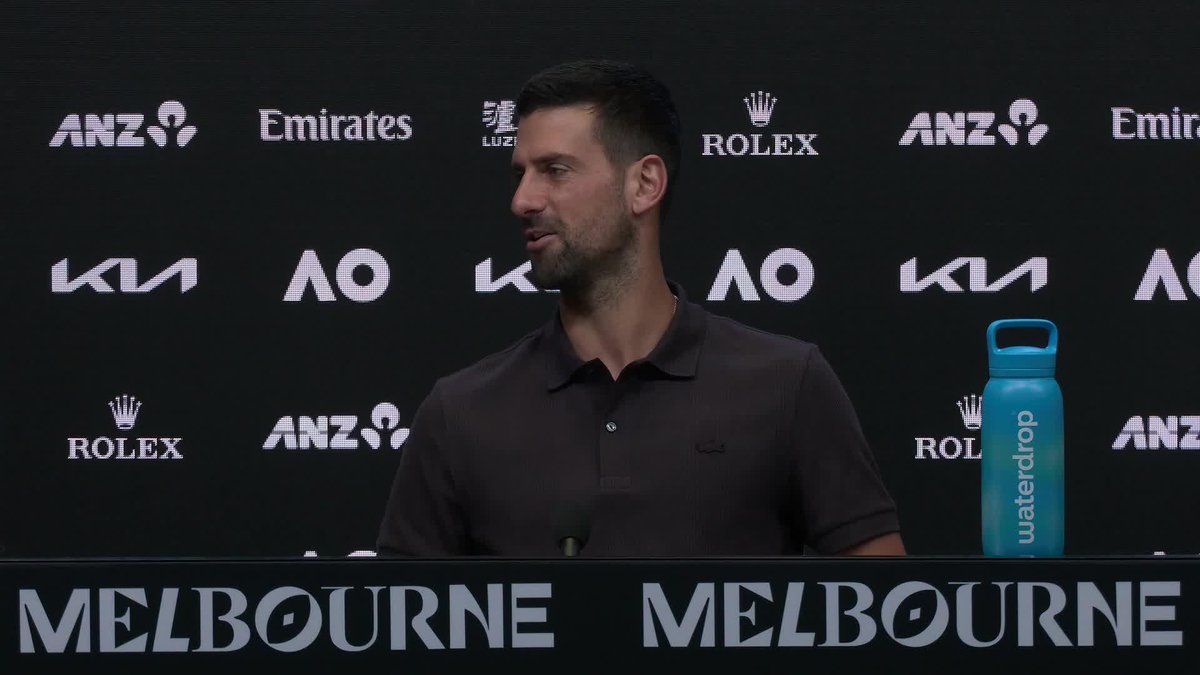 "I'm still living my dream" 21 trips to Melbourne Park and counting for Novak Djokovic 🤝