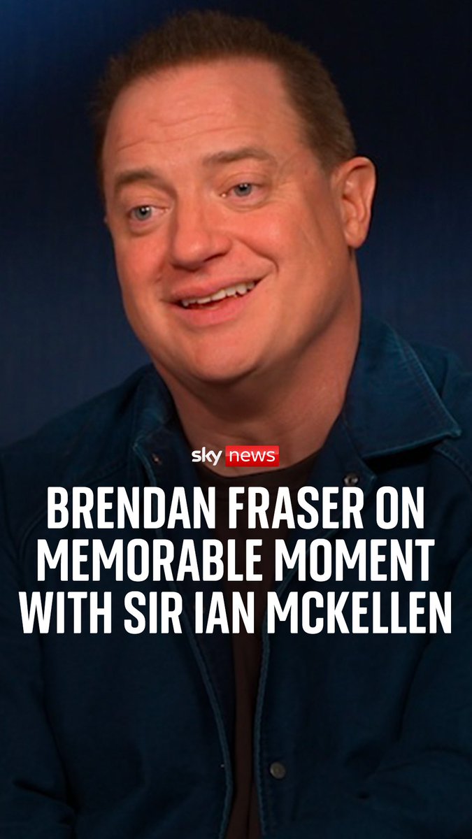 Rental Family star, Brendan Fraser, tells Sky News about a small moment with Sir Ian McKellen that meant the world to him as a young actor. Read more entertainment stories here:
