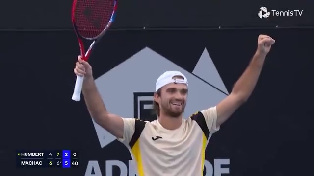 Simply too good 🔥 The moment Tomas Machac sealed the title deal in Adelaide 🏆 Adelaide International | #AdelaideTennis