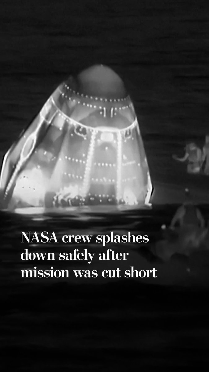 A four-person NASA mission, cut short because of a medical problem affecting one of its members, brought its crew safely back to Earth on Jan. 15, according to the space agency.
