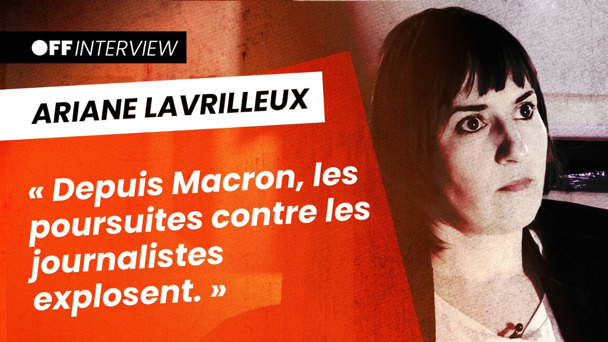 🗯️ « Depuis Macron, les poursuites contre les journalistes explosent » Ariane Lavrilleux, journaliste d'investigation Disclose, aborde dans une interview pour OFF les menaces qui pèsent sur la liberté d'informer en France À voir sur OFF ➡️
