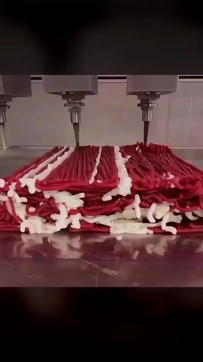 3D printed vegan steaks that look, feel and even taste like real meat Would you eat it 📹3dcof
