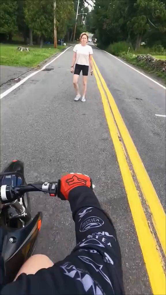 This young man was riding his powered bike on the road when he was stopped by this Karen who was hassling him about the legality of his powered bike. She starts making insults and detains him for a little while. While he was civil the whole time even though she wasn’t, would you have done differently?