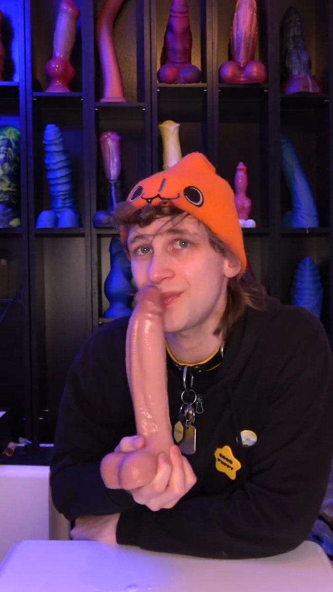 my throat game sucks now, so I'm gonna train my throat for 30 days with this new toy! thanks Jock Luke for sending me this ;3 I look kinda cute when I'm choking... (use code 'Davey' for a discount at their store) #ToyTuesday
