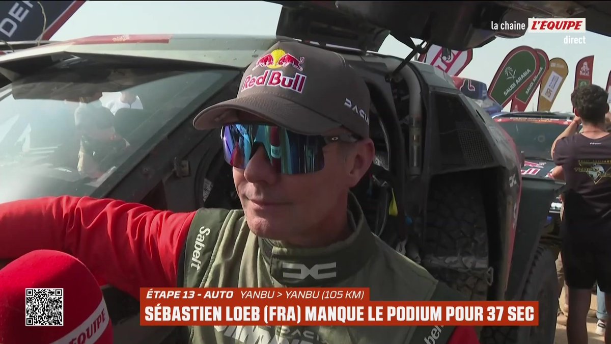 Sébastien Loeb termine 4e de ce Dakar et manque le podium pour 37 secondes