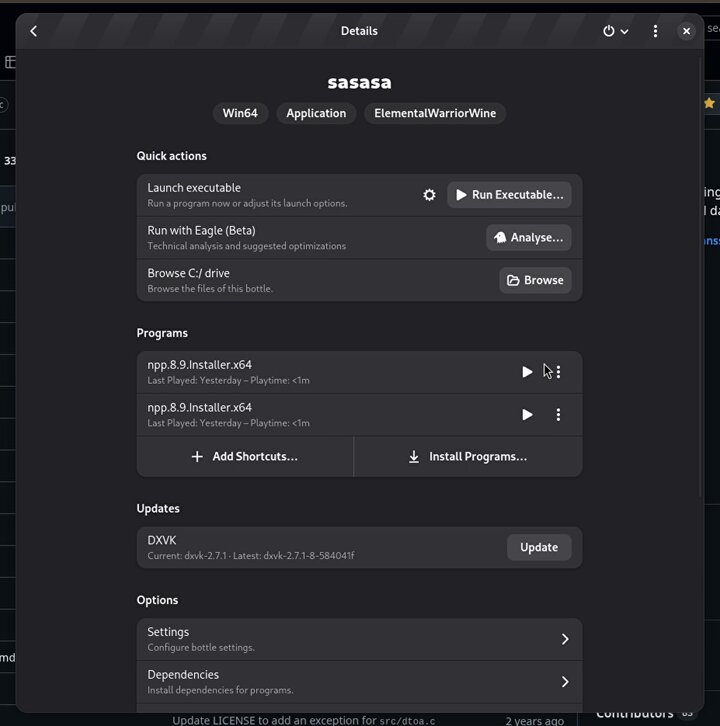 Another video of Eagle operating in Bottles, it's maturing for its first debut in Bottles v61🦅😎 #Linux #Windows #OpenSource #FOSS #Gaming #Development
