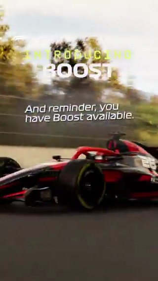 Introducing Boost! 💨 Drivers will strategically use Boost for MAXIMUM power, anywhere around the lap, as long as there's enough charge available ⚡️ #F1