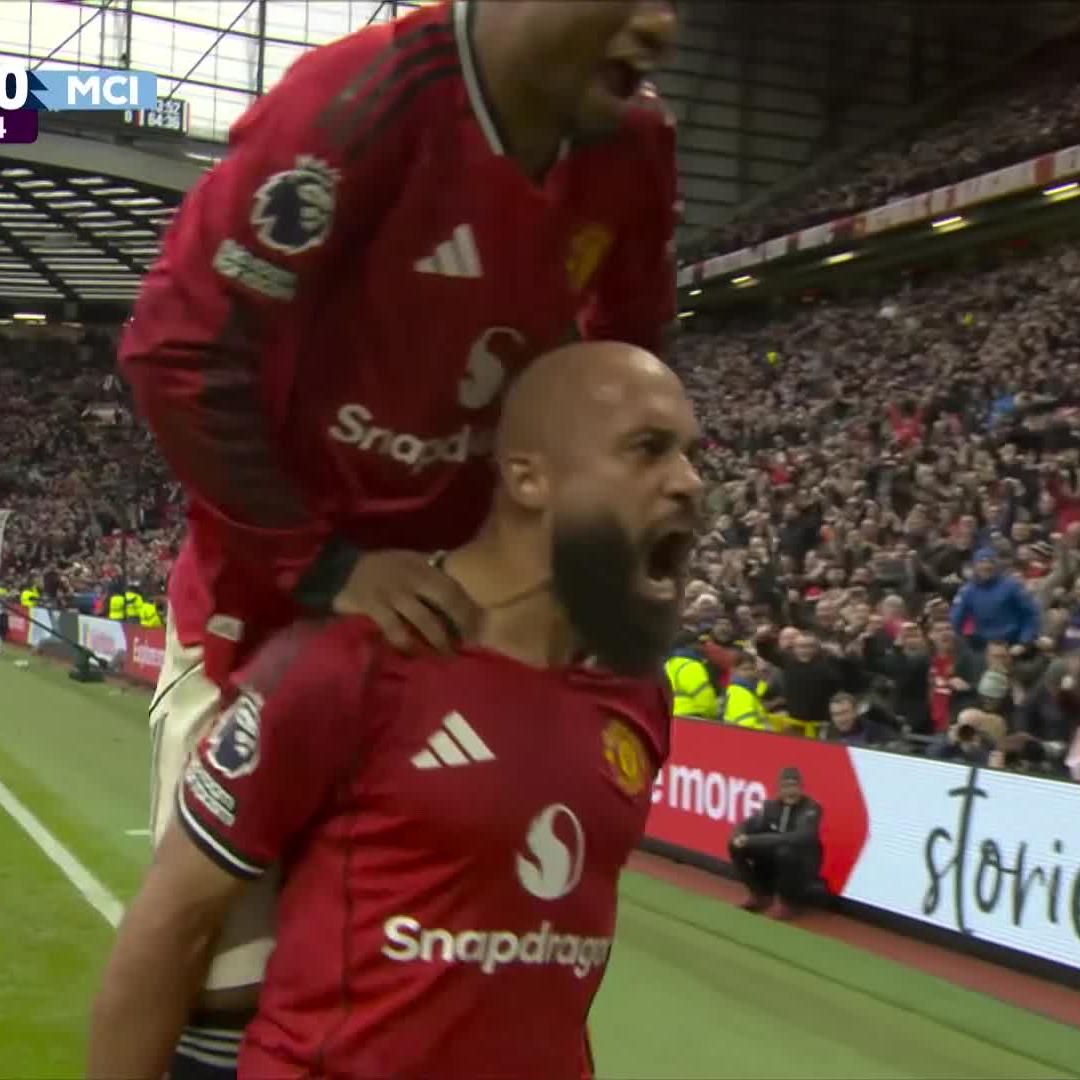 From AFCON to the Theatre of Dreams 🤩🔴 Bryan Mbeumo strikes at the Stretford End 💥 📺 Stream #MUNMCI on DStv: #SSFootball | @Discovery_SA