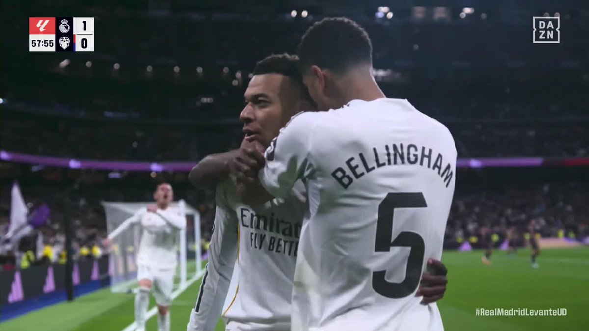 復帰したエンバペがアルベロア体制で初ゴール🇫🇷🔥 🎥DAZN Japan