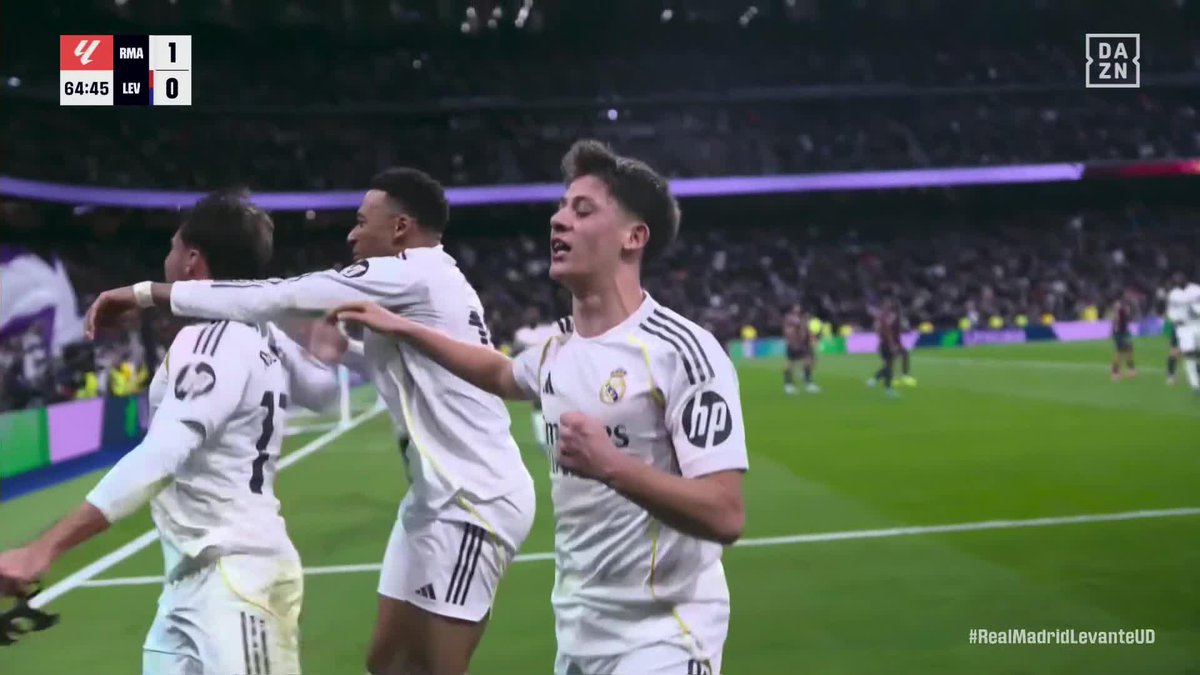 ラウール・アセンシオのドンピシャヘッドでマドリーが追加点🇪🇸🔥 🎥DAZN Japan