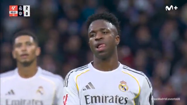 Los gestos de Vinicius. #LALIGAEASPORTS #LaCasaDelFútbol