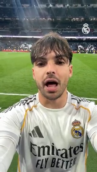 💬 Raúl Asencio: "Madridistas, what a win today, thank you for your support! We hope to continue like this all season and bring you lots of joy. Hala Madrid!"