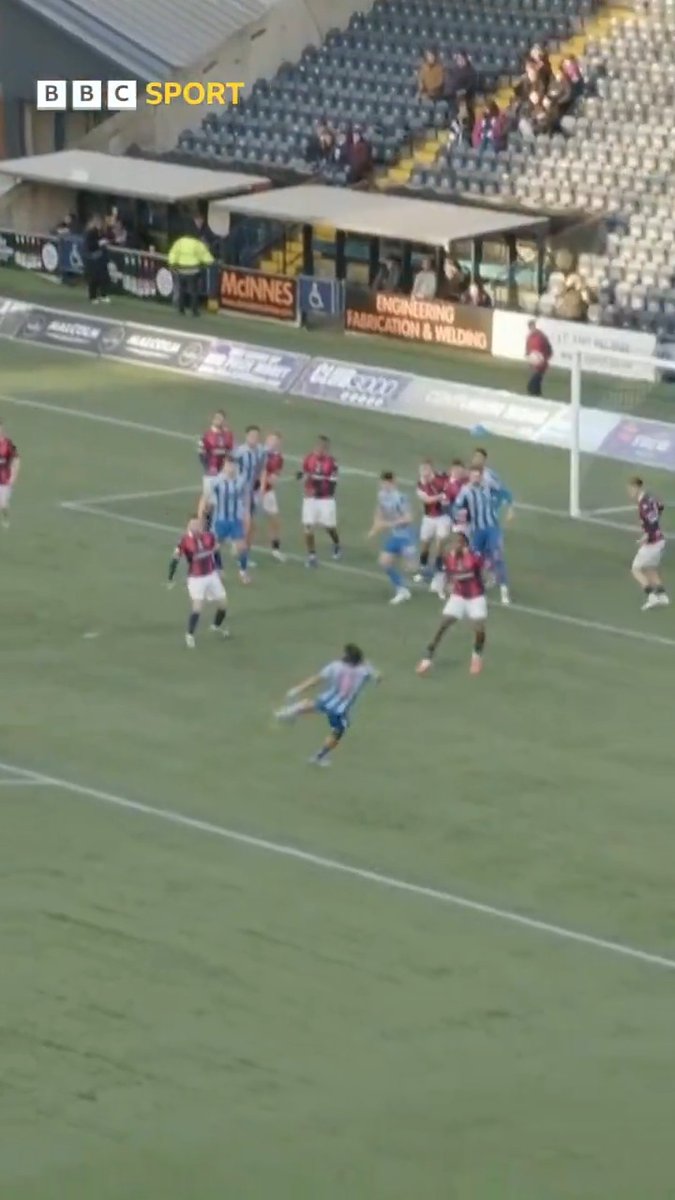 Dominic Thompson what a hit! ⚽️👏 #BBCFootball #ScottishCup