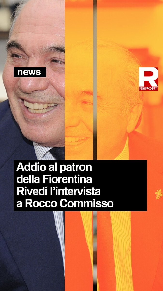 Addio al patron della Fiorentina. Rivedi l’intervista a Rocco Commisso ll mondo del calcio piange la scomparsa del Presidente della Fiorentina Rocco Commisso. La notizia arriva dagli Stati Uniti dove il patron viola, 76 anni, si stava curando per una grave malattia.
