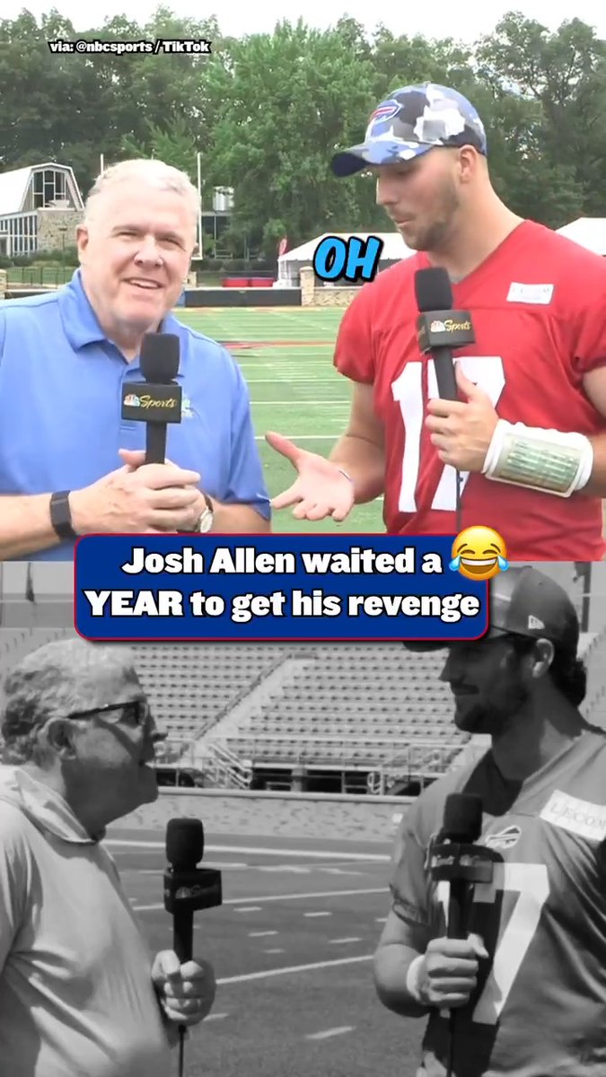 Josh Allen FINALLY got his revenge on Peter King 😂 #NFL | #BillsMafia