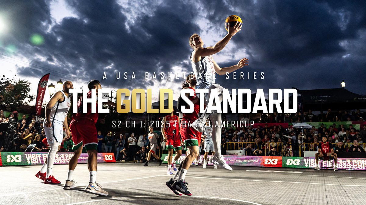 Gold medals bring expectations. The Gold Standard brings pressure. Under the lights in León, the USA 3x3 AmeriCup Teams answered the moment. Watch the 🇺🇸 #TheGoldStandard: 2025 3x3 Basketball | FIBA3x3 AmeriCup in full 📹