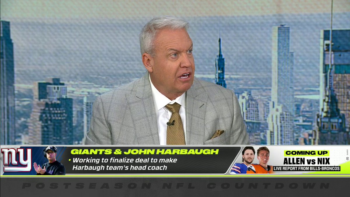 “Absolutely, this is a playoff team.” Rex Ryan on why the Giants’ star power and the reported addition of John Harbaugh could set them up for success 👏