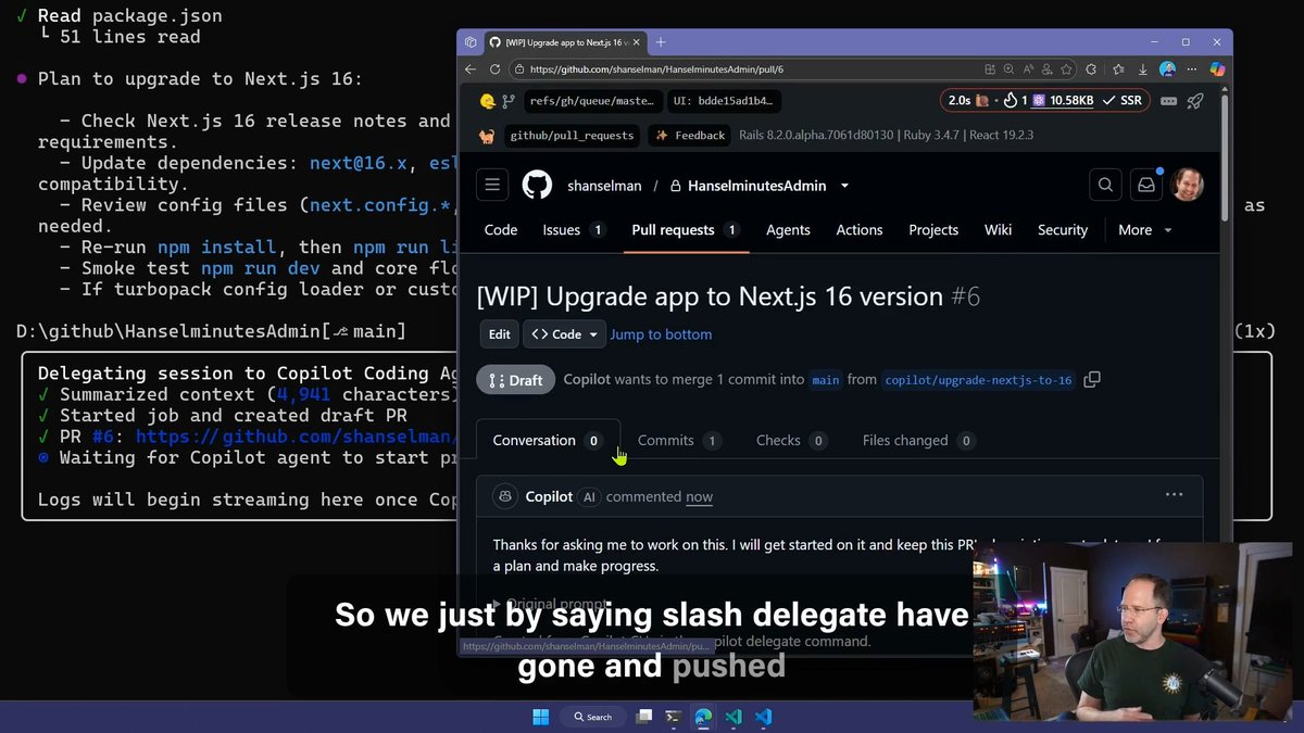 Have you tried /delegate yet in Copilot CLI? Watch the magic ✨