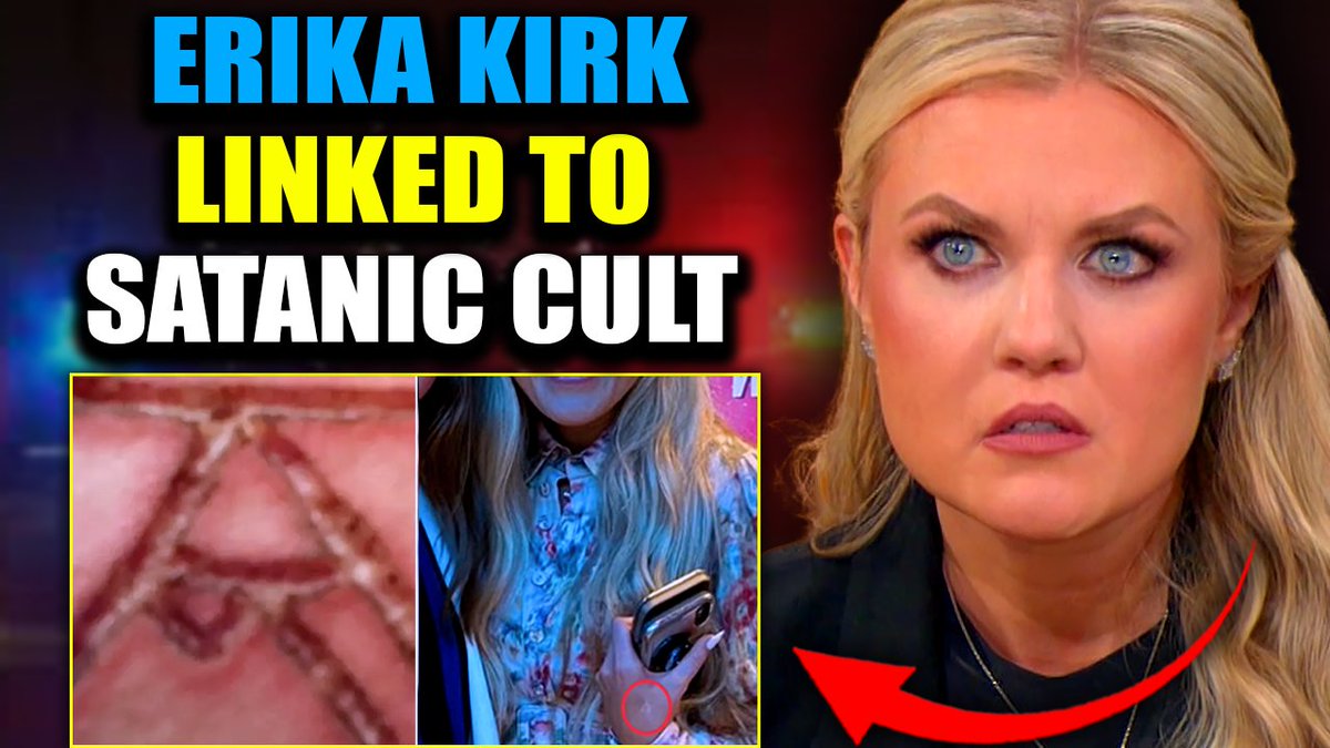 Leaked 2026 CIA Files Expose Erika Kirk in Satanic Child Trafficking Cult A scandal too dark to contain is erupting into the open, as Erika Kirk is named by multiple survivors in a sprawling network of Satanic child trafficking cult activity, and secret psychological programs that even the mainstream media can no longer ignore.