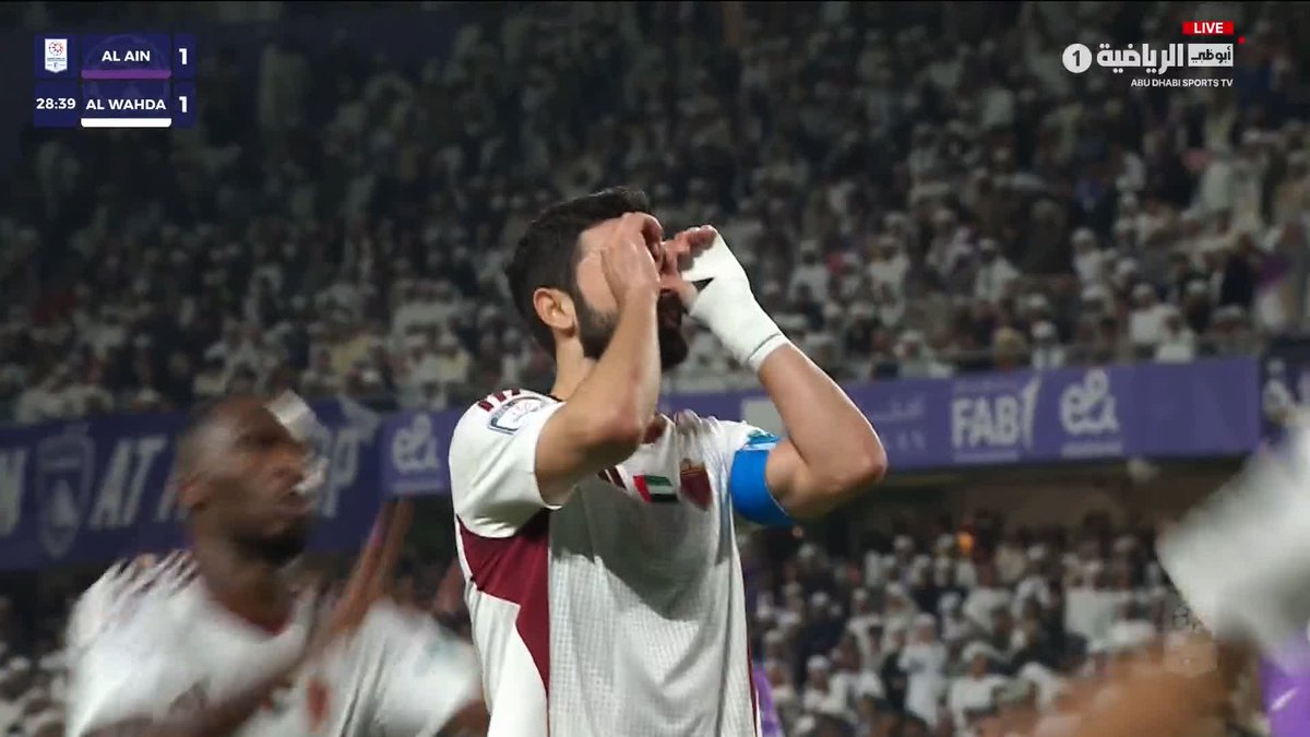 🚨🚨🚨🚨🚨🚨🚨🚨🚨🚨🚨🚨🚨🚨🚨 الكلاسيكو مشتعل! الوحدة يسجل هدف التعادل ضد العين، خربين يسجل عمر خريبين يحتفل بهذه الطريقة امام العين 🥶😰