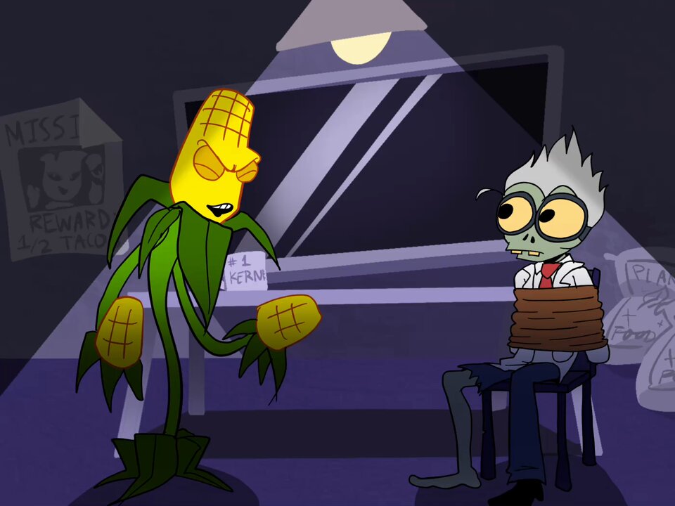 scientist is black, he told me! #pvz #pvzfanart
