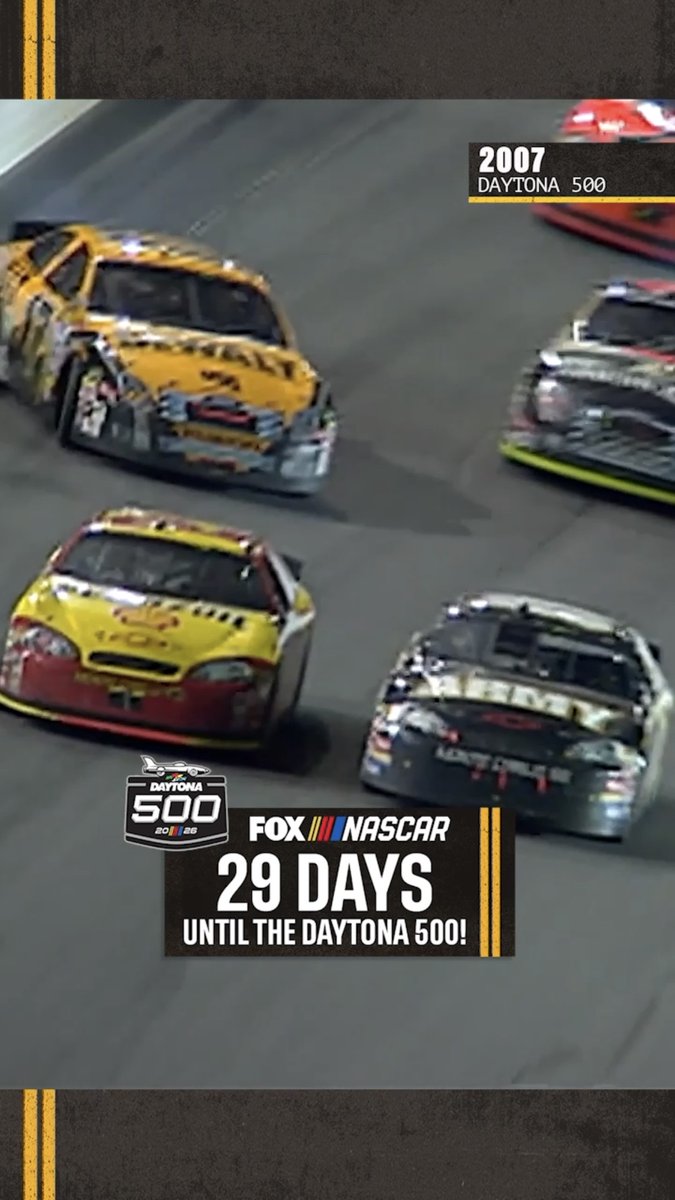 29 days until the 2026 Daytona 500 on FOX!