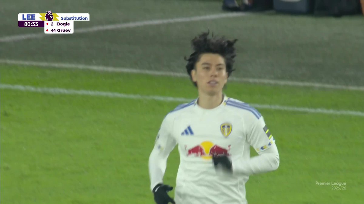 田中碧がフラム戦に後半途中から出場🇯🇵🔥 🎥U-NEXTフットボール
