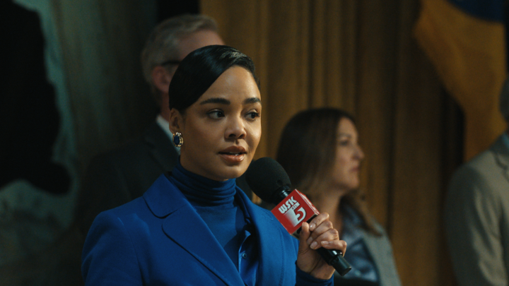 Always seated for a Tessa Thompson speech 📺: HIS & HERS