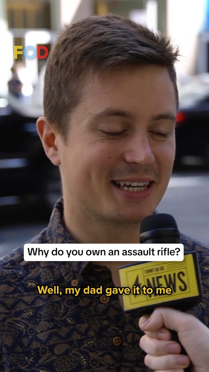 The only reasonable explanations for owning a gun