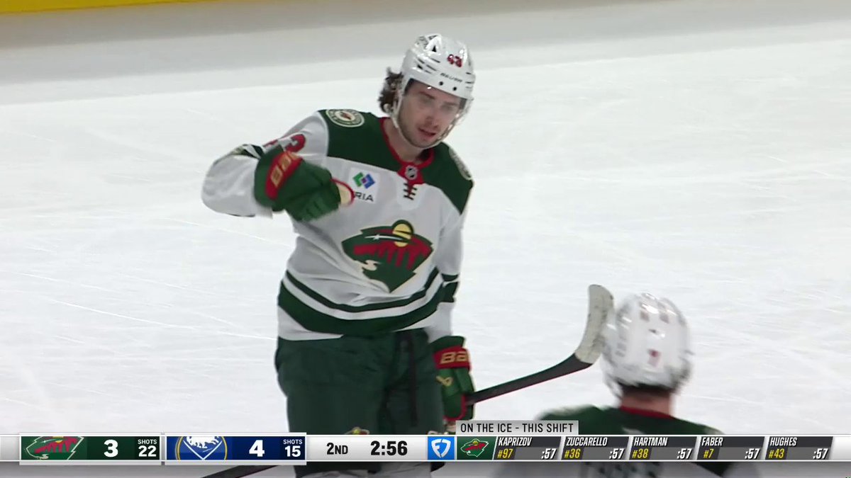By the way, Quinn Hughes has a wicked slapshot too 😳