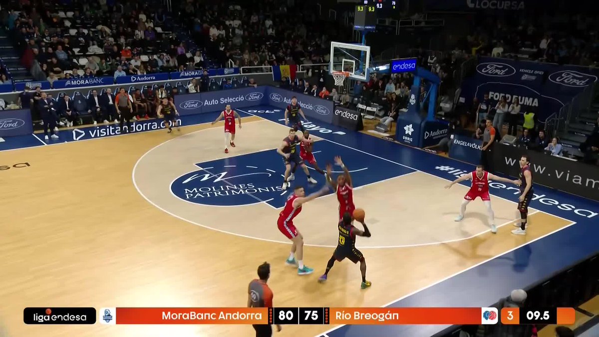 🔥 Este triple de Francis Alonso es una auténtica barbaridad 📺 DAZN España | #LigaEndesa | Río Breogán