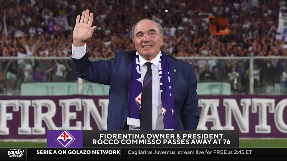 "He loved the game... It's a huge loss. His impact will be felt for years to come." Marco Messina and Poppy Miller pay a beautiful tribute to Fiorentina president Rocco Commisso, who has sadly passed away at the age of 76.