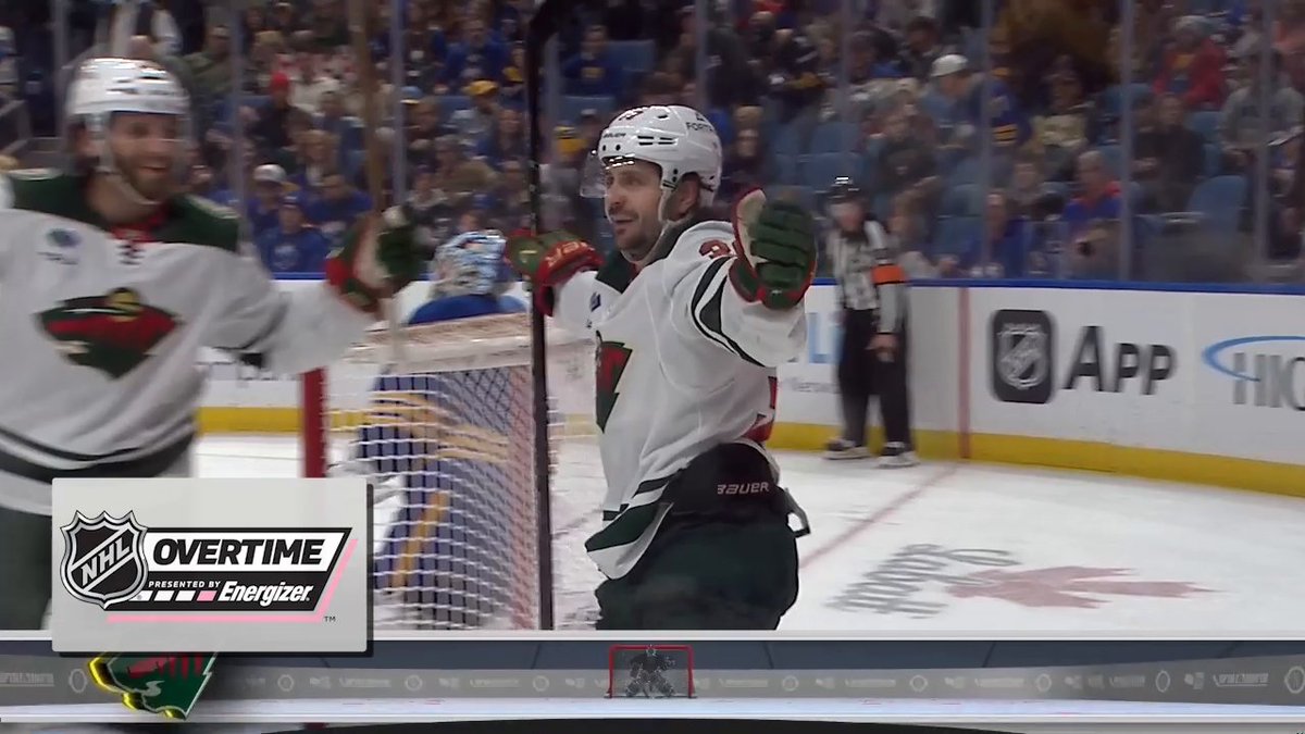 ZUUUUUUUUUC 🗣️ The Minnesota Wild win it in @energizer OT!