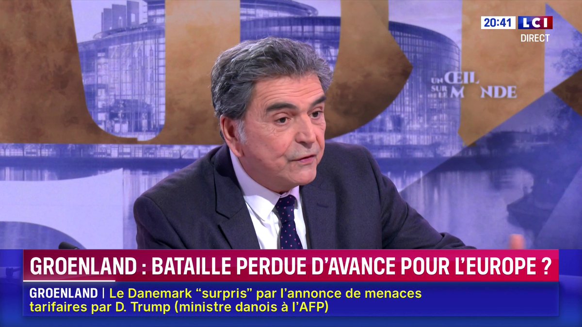 🔴 Groenland : bataille perdue pour l'Europe ? 🗣️ Trump "est comme Poutine. Donc nous voilà coincés entre deux prédateurs (...) On est en train de devenir les cocus de la transformation du monde" : Pierre Lellouche sur LCI