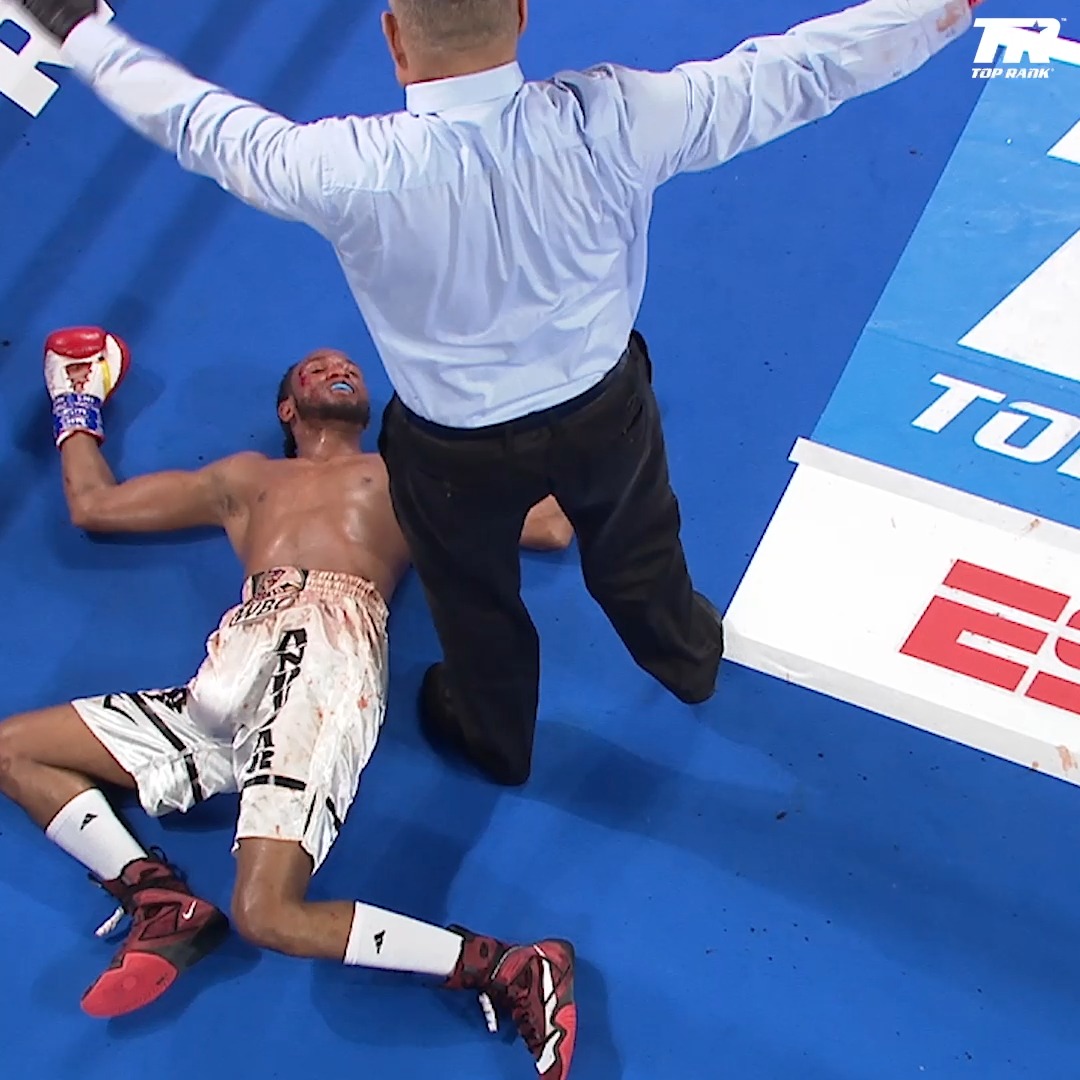 Nasty KO from Ring ambassador Bruce "Shu Shu" Carrington 😤 Get your Teofimo vs Shakur tickets now: Ring VI | Exclusively on DAZN | Jan 31st in NYC 🥊
