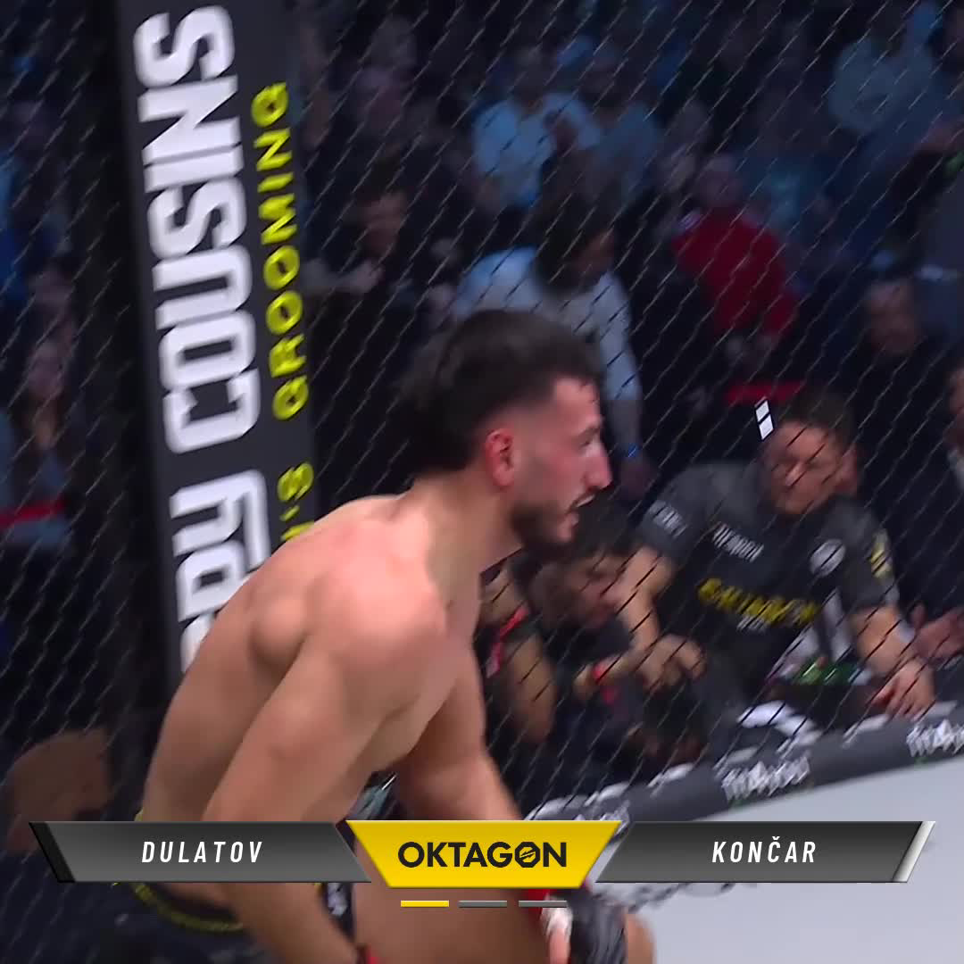 ⚠️ STILL UNDEFEATED! Tamerlan Dulatov 🇩🇪 gets the armbar victory against Stefan Končar to earn another stoppage win. He is one of the rising prospects coming out of Germany #OKTAGON82 📺 | RTL+ | TVP Sport